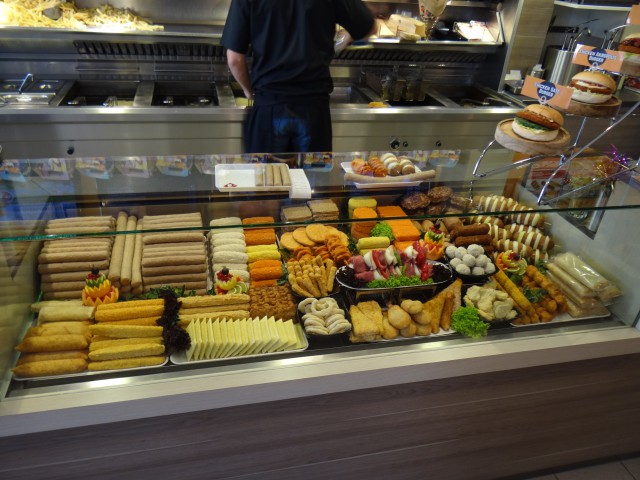 Foto Snackvitrine tbv Voedsel Hygiene Handboek